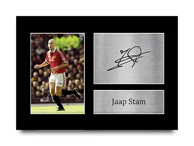 Jaap Stam Man U Printed Autographed A4 Picture For Football Fan • £11.99
