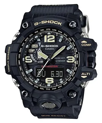 CASIO G-Shock Limited Black Solar Mudmaster Mens Watch GWG1000-1A GWG-1000-1ADR • $799.90