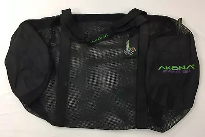 Akona Adventure Gear Scuba Diving Mesh Travel Duffel Bag Black Color Logo 30  • $42