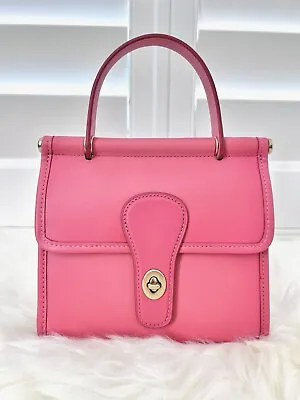 NWT Coach 1941 Willis Top Handle 18 Glovetanned Originals 5789 Taffy Pink $425 • $258