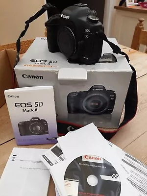 Canon EOS 5D Mk Ii With Batteries Charger And XF Cards • £320