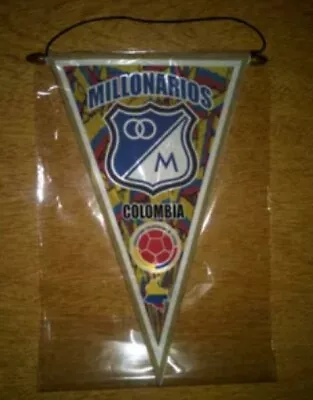 MILLONARIOS - COLOMBIA -  Soccer PENNANT 37 X 24 Cm II - Football • $24.99