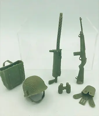 Marx Stony Smith WWII Action Figure Soldier Accessories M1 Carbine Helmet More • $19.99