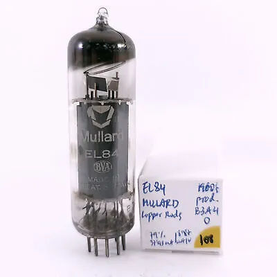 1 X EL84 MULLARD TUBE. 1960s PROD. B3A4 CODES. COPPER RODS. USED. 108. CH168 • $33.60