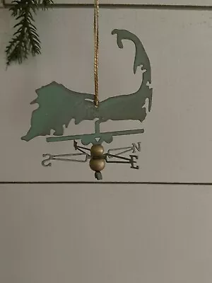 Weather Vane Ornament Katie McConnell Cape Cod Design Goods Painted Cooper Metal • $12.50