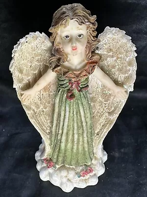 Vintage K's Collection Angel  Angelic Harmony  Christmas Figurine Resin 5.5  • $15