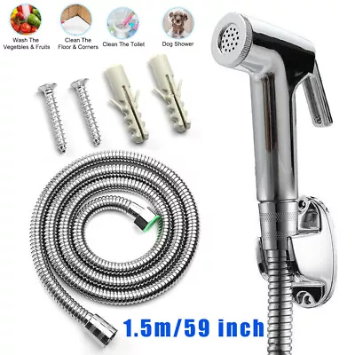 Bidets Toilet Valve Hand Held Douche Kit Muslim Spray Shower Head Toilet Bidet • $8.79