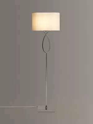 John Lewis Tom Floor Lamp Chrome • £70