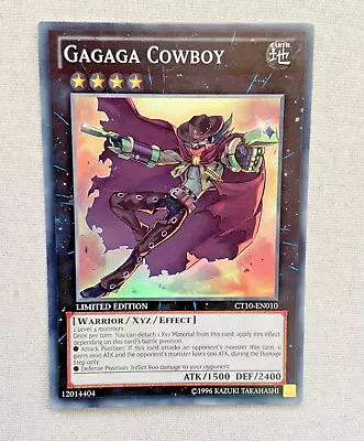 Yugioh Gagaga Cowboy Card C10-en010 Limited Edition • $3.99