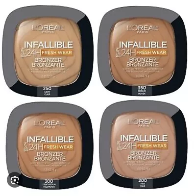 L'Oreal Infallible 24H Fresh Wear Bronzer Soft Matte Finish ~ You Choose • $7.95