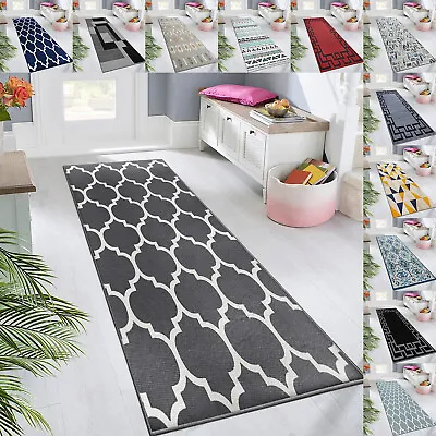 Non Slip Door Mat Hallway Runner Rug Washable Rugs Kitchen Carpet Floor Mats • £7.64