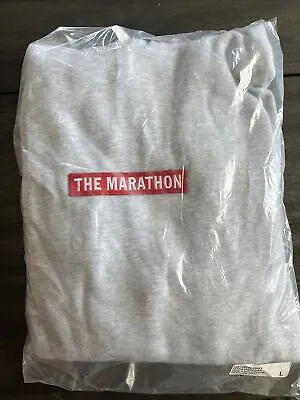 THE MARATHON CLOTHING - TMC Embroidered Bar Hoodie - Gray - SIZE L. Brand New! • $140