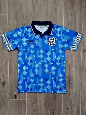 Retro England Umbro Football Soccer Shirt Jersey BNWT Size Medium • £14.99