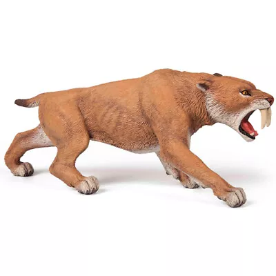 PAPO Smilodon Saber Tooth Tiger Figure • £13.94