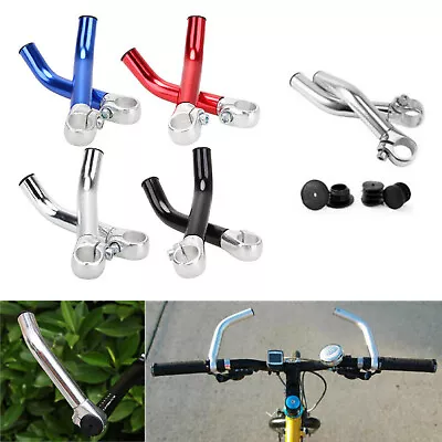 1 Pair Aluminum Alloy Bicycle Handlebar End Mountain Bike Handle Bar Ends 22.2mm • $9.99