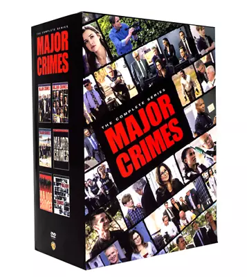 Major Crimes: The Complete Series (DVD 2017 24-Disc Box Set) New Season 1-6 • $25.19