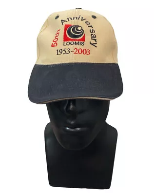 Loomis 50th Anniversary Men’s One Size Adjustable Ball Cap/Hat Beige • $14.72