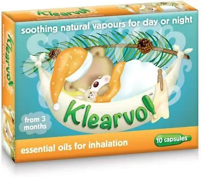 Klearvol Essential Oils Inhalation Capsules From 3 Months + Karvol Alternative • £7.99
