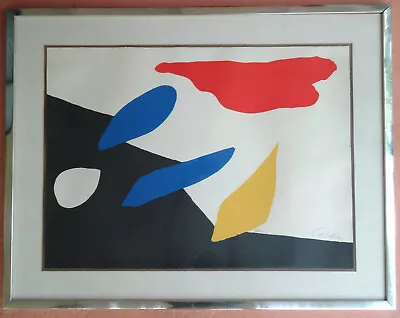 Rare Hand Signed & Numbered Alexander Calder Composition Litho Wove Paper 37/115 • $9500