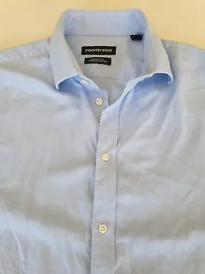 Country Road Men's Collared Shirt Size M (40) Light Blue • $15