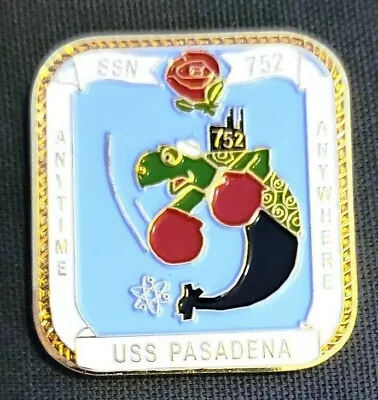 Awesome 2  USN Navy Chiefs Mess CPO Challenge Coin USS Pasadena (SSN-752) • $57.36