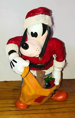 Vintage Disney Fabriche Kurt Adler Goofy Santa 1991 Christmas Decoration • $69.99