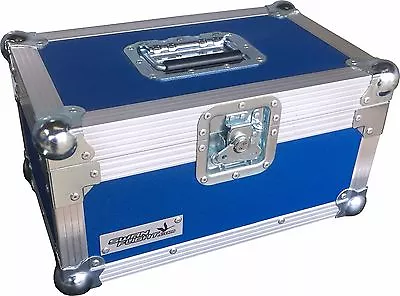 7  Single 200 Swan Flight Case Vinyl Record Box (Blue Rigid PVC) • £90.60