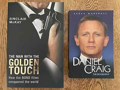 $25 • Buy 2 Books Ian Fleming's James Bond Man With The Golden Touch & Daniel Craig 007