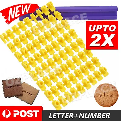 $6.95 • Buy Fondant Cake Alphabet Letter Number Cookies Biscuit Stamp Embosser Mold Cutter