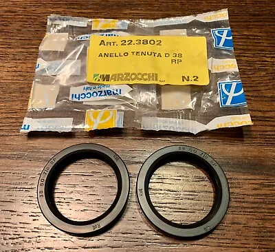 MARZOCCHI 38mm FORK WIPER / SEAL SET - KTM BETA PENTON DUCATI LAVERDA HUSQVARNA • $19.99