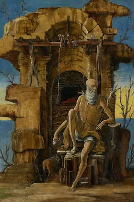£140.95 • Buy Saint Jerome In The Wilderness | Ercole De'Roberti | 1475 Renaissance Print