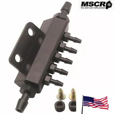 $16.88 • Buy 5 Port Car Vacuum Block Intake Manifold Fuel Gas Wastegate Turbo Boost Universal