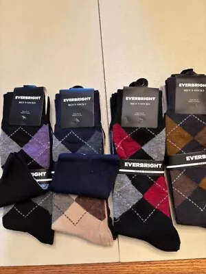 Men's Argyle Socks Size 10-13 NWT 6 PR • $7.99