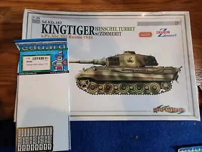 Cyber Hobby 1/35 King Tiger Zimmerit Sealed With Extras • $80