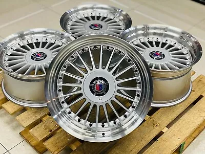 18  5x120 ALPINA Style Stance Deep Dish SILVER Wheels For BMW E60 E39 E34 E38 • $945.95