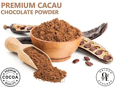 Cacao Cocoa Powder Restaurant Quality Raw Pure Natural Chocolate Powder FREE P&P • £0.99