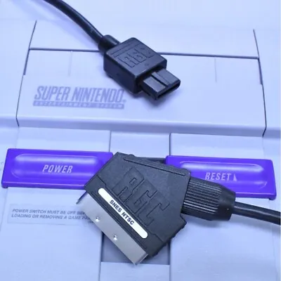 SNES SCART/RGB Cable PackaPunch CSYNC/TTL (Pass-through)New RetroGamingCables • $54.99