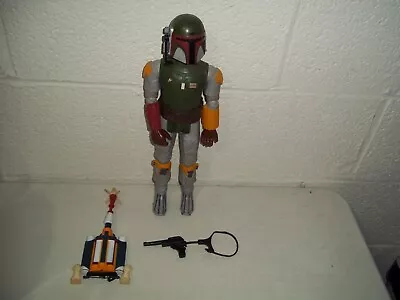 Vintage Star Wars 12 Inch Boba Fett With Jetpack Blaster • $66.88