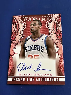 2013-14 Panini Rising Tide Autographs Elliot Williams #28 Philadelphia 76ers • $1.25