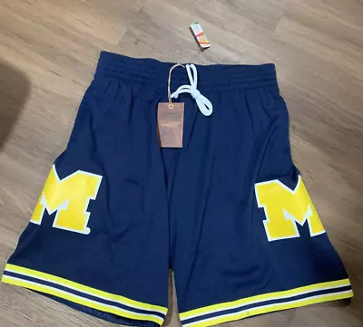 Mitchell Ness Michigan Wolverines Basketball Swingman Shorts Fab 5 Rose Webber L • $60