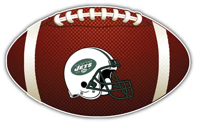 New York Jets Helmet NFL Logo Ball Car Bumper Sticker Decal - 3''5''6''or 8'' • $3.50