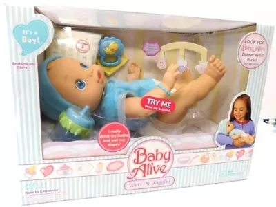 *RARE* Hasbro 2006 Baby Alive - It's A Boy - Wets 'N Wiggles Boy - NIB • $600