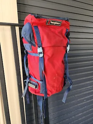 Berghaus 90s Vintage Vector Red Nylon Hiking Outdoor Backpack Vintage Retro • $110