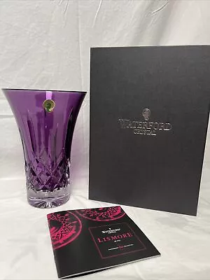 Waterford Crystal Lismore Colour Amethyst 8in Flared Vase • $120