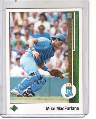 1989 Upper Deck - #546 Mike Macfarlane Kansas City Royals Baseball Card  • $1.40