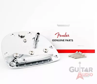 Genuine Fender Classic Player Jazzmaster/Jaguar Tremolo Tailpiece With Screws • $40.81