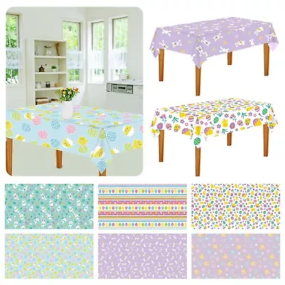 Easter Decorative Table Cloth Dining Table Flag Party Vinyl Checke Tablecloth • $16.33