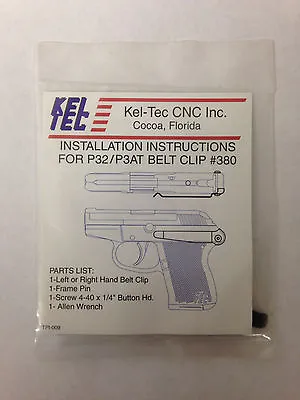 Kel-Tec P32 P3AT Belt Clip Blue Right Handed • $16.59