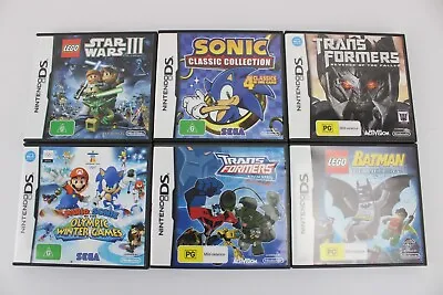 Lot Of 6 X Nintendo DS Games • $10