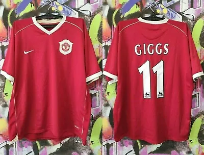 Manchester United Ryan Giggs Football Shirt Soccer Jersey Mens Size XL • $59.99